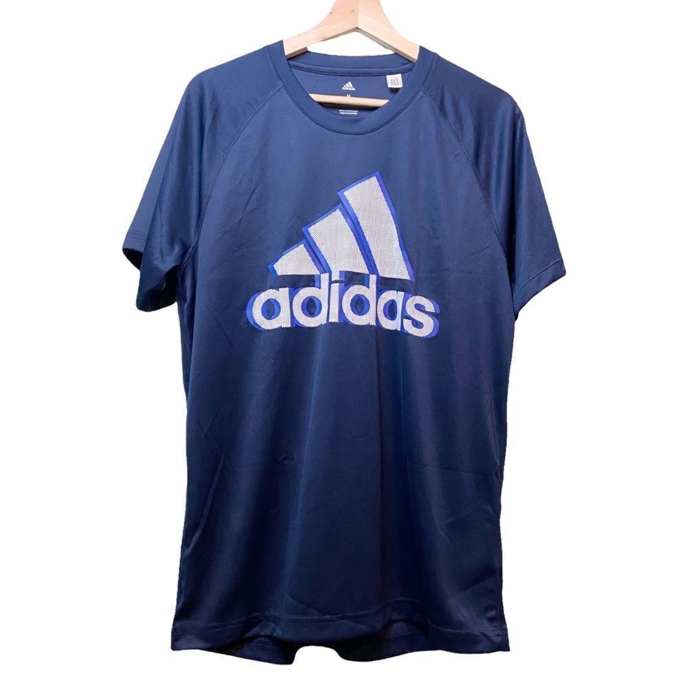 Adidas Active Wear Climate Shirt in Navy Blue Size Medium
